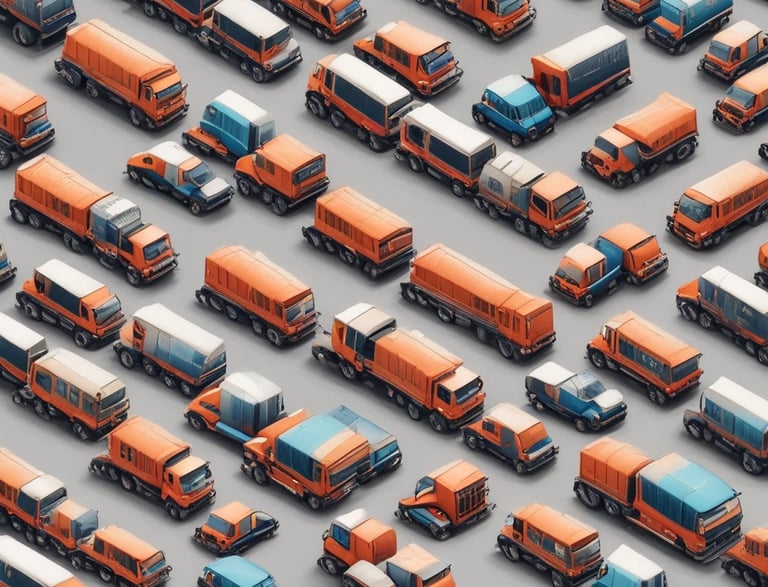 A Raglog Logistics truck parked at a loading dock with workers preparing cargo.