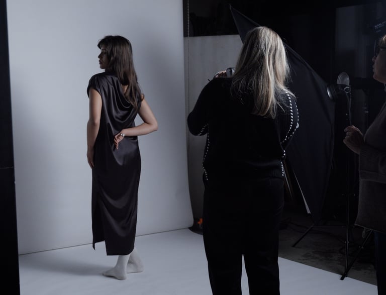 Photos studio, mode, bijoux, mannequin