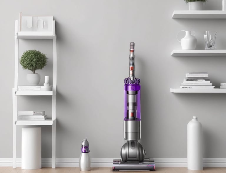 A sleek, minimalist electronic device with rounded edges, featuring a prominent logo on the top surface. The device rests on a dark surface, giving it a modern and sophisticated appearance.