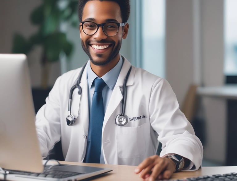 A friendly customer service representative ready to assist.