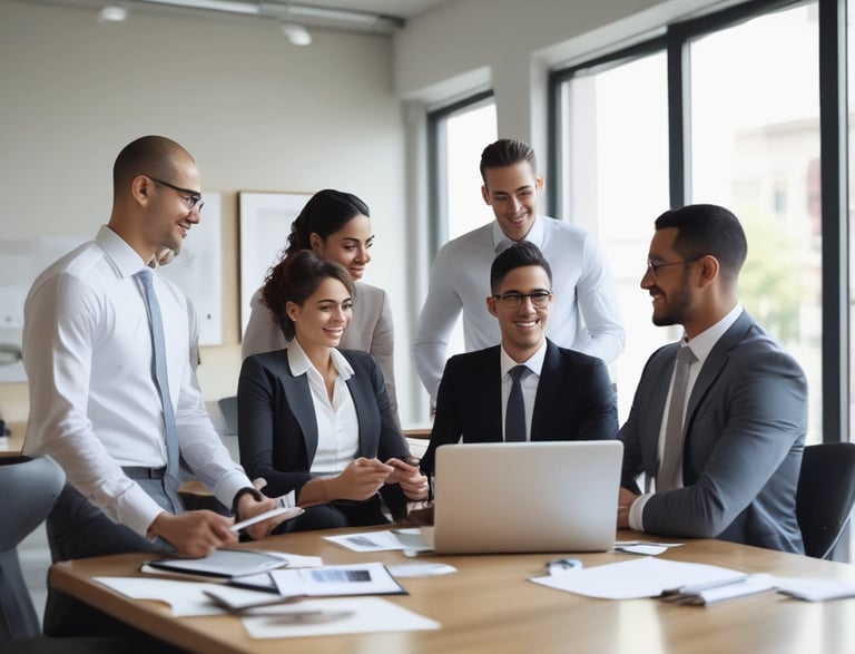 A colorful advertisement featuring bold text in Italian promoting free services. Large text reads 'SERVIZI GRATIS! AFFILIATI ADESSO' with phrases contained in vibrant geometric shapes and bubbles. The ad highlights an offer starting from 2023 and includes marketing elements like a website, advertising, and magazine.