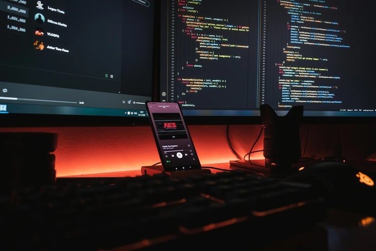 dual monitor setup