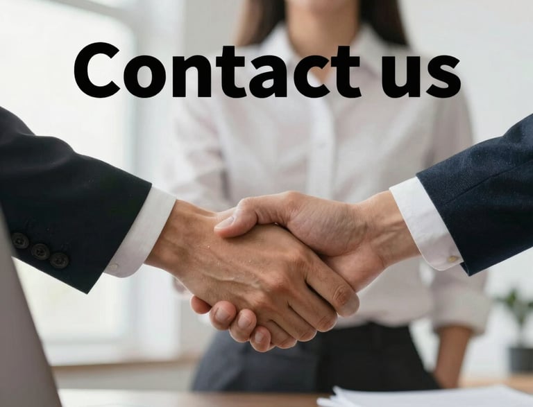 A modern office desk with a laptop, phone, and a cup of coffee, symbolizing professional communication.