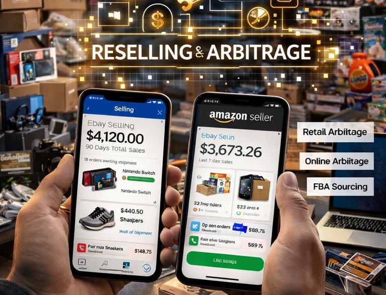 Reselling and arbitrage in action