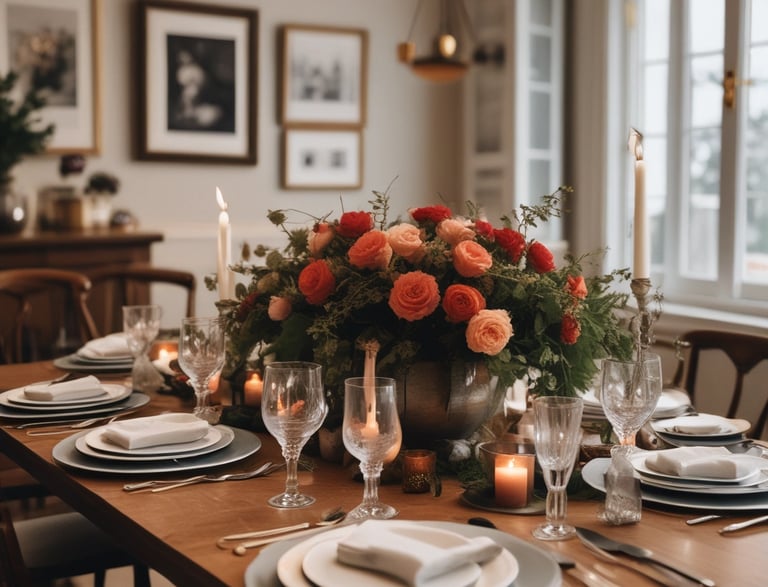 A warm kitchen scene with fresh ingredients and cooking utensils ready for a private chef session.
