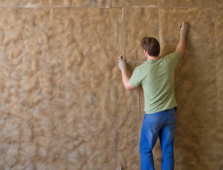 gray concrete wall inside building