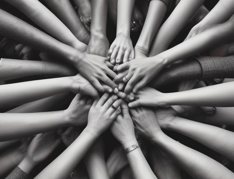 A warm handshake symbolizing partnership and support