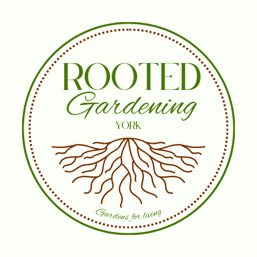 Rooted Gardening York logo