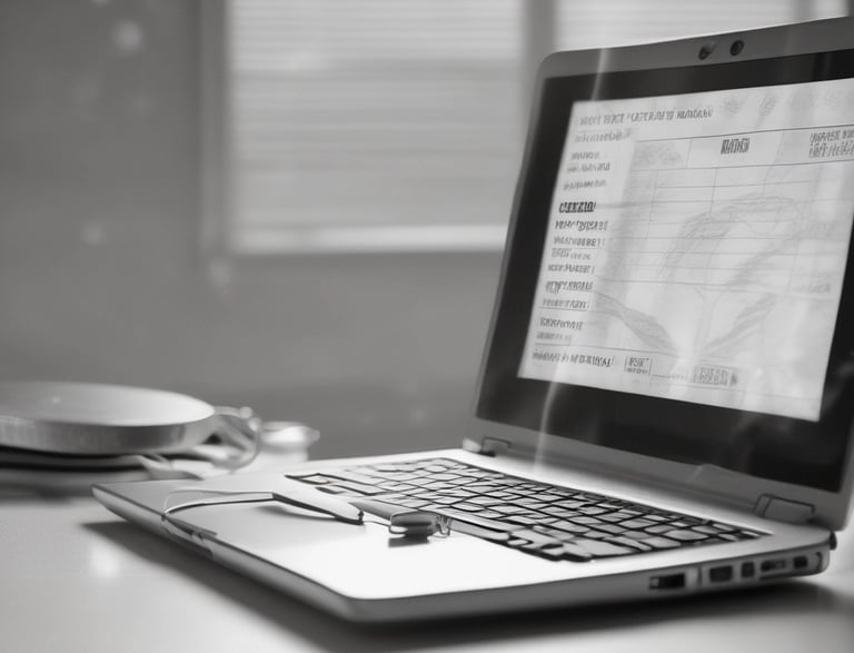 A friendly customer service representative answering a phone call in a cozy office