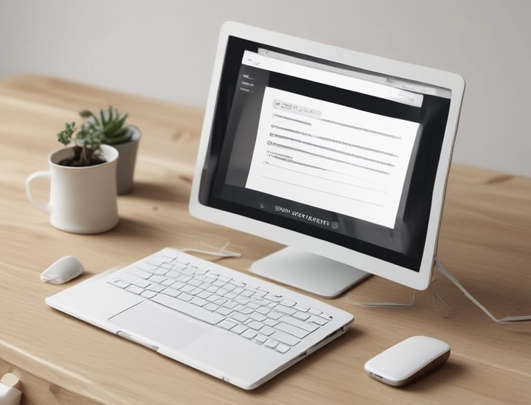 A friendly technician working on a smart home control panel with glowing automation icons.