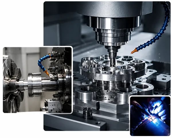 Precision CNC machined titanium components for aerospace, marine and industrial applications | RuiPr