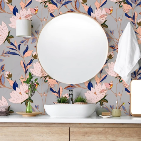 Vinilo empapelado toilette