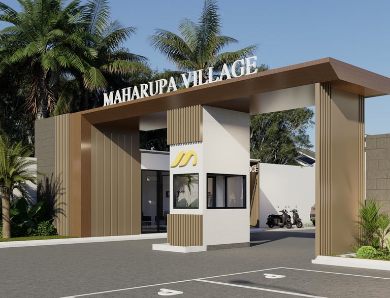 Lokasi gerbang Maharupa Village Bandar Setia
