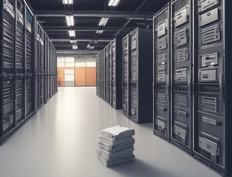 A vintage typewriter holds a sheet of paper with the words 'WELLNESS TECH' typed in large, bold letters. The typewriter is in a shade of olive green, with a focus on the metal and mechanical components. The paper is placed neatly in the roller, ready for typing more text.