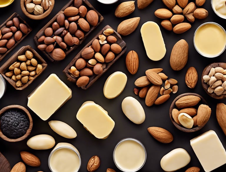 Mantequilla jar besides peanuts