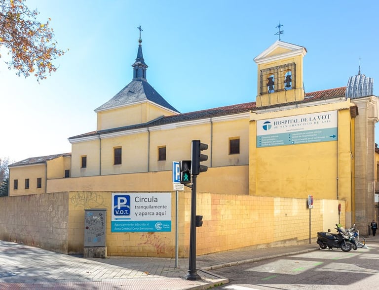 Hospital de la VOT donde pasan consulta y operan los traumatólogos de MADCOT de Madrid