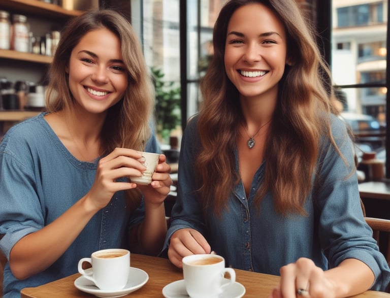 A hand is holding a black coffee cup with the logo 'CAFÉ LUX*' prominently displayed. The cup also features the text 'Ethically Sourced, Locally Roasted' and the website 'CAFELUX.MU'. The background is softly blurred, emphasizing the cup.