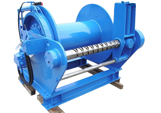 autospooling industrial winch