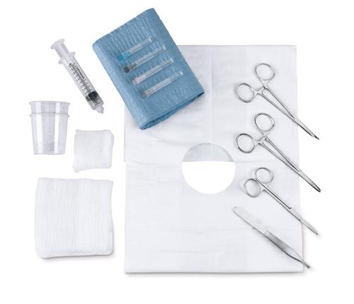 laceration medical surgery kit
