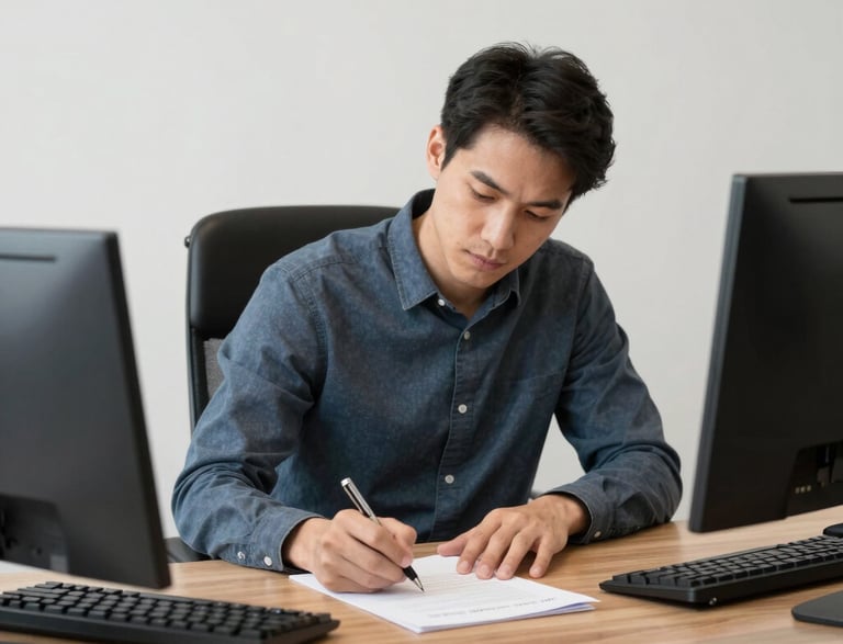 black nikon dslr camera on white printer paper