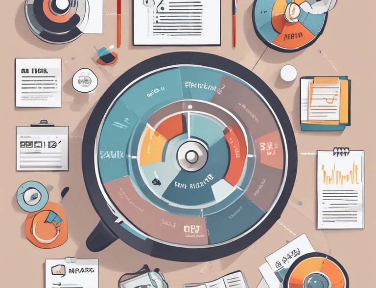 A professional business meeting showing collaboration and communication.