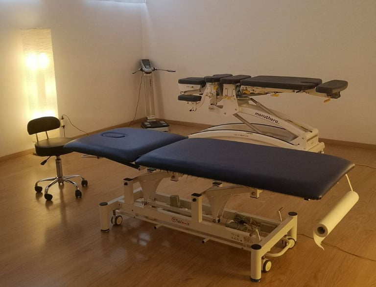 lettino studio osteopatico