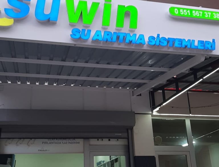 Ayrancılar barış manco cad. bulunan su arıtma cihazları satılan filtre satılan dükkanın dış çekimi