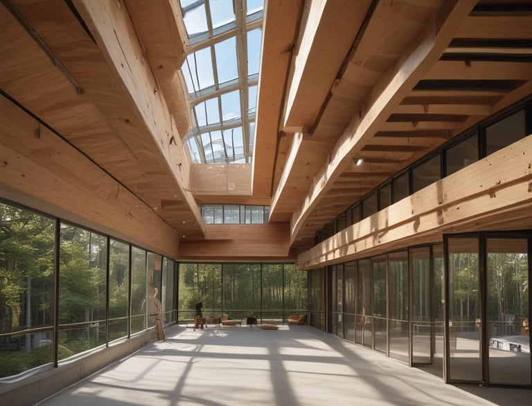 A friendly engineer discussing energy plans with a homeowner in a bright office.
