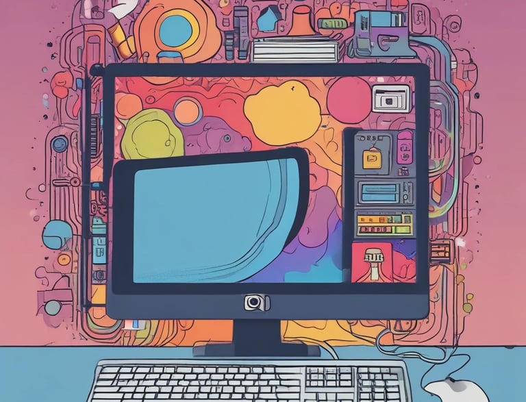 A cozy workspace with a laptop and a cup of coffee, inviting contact.