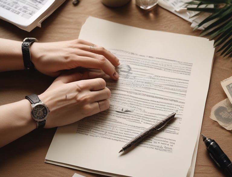A welcoming desk with a phone, notebook, and a friendly person ready to assist.
