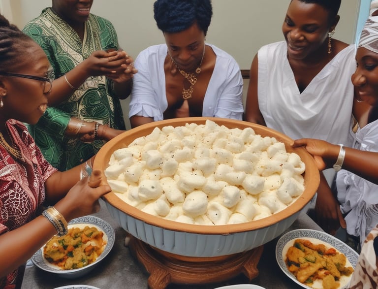 A tray is being held by a person wearing a green sleeve, showcasing an assortment of Indian dishes. The tray includes a metal bowl with a richly garnished curry, a plate of dry-fried food with herbs, and several small metal bowls containing various accompaniments. The background is slightly blurred, indicating a focus on the food.