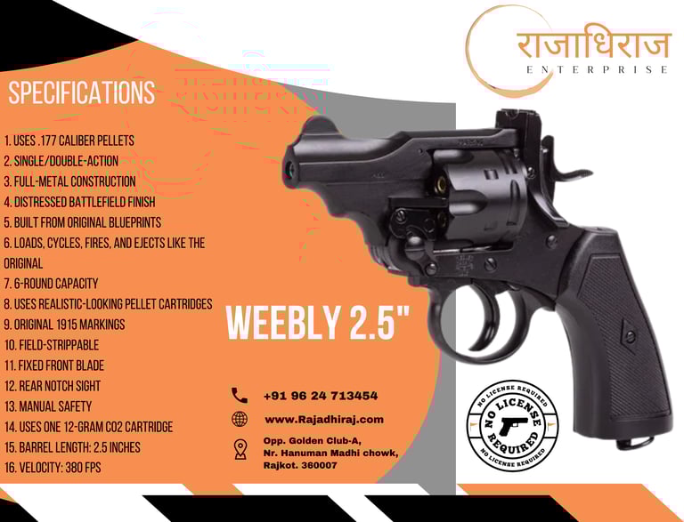 webley 2.5 inch co2 air gun