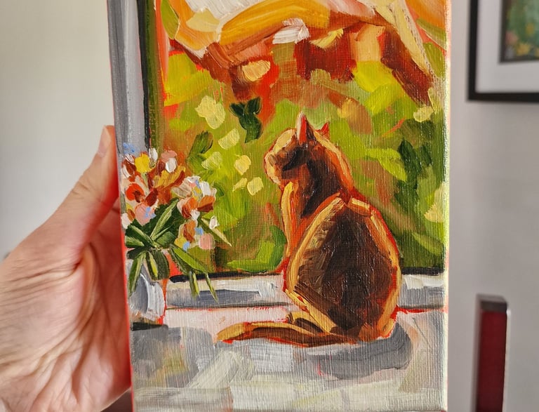 original oil paintings Poole, Dorset artist, fine art Dorset, Dorset painters, animal art Poole