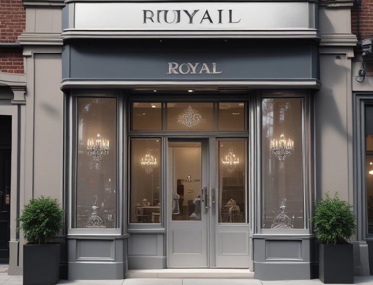 A serene image of a jewelry store's contact area, inviting customers to reach out.