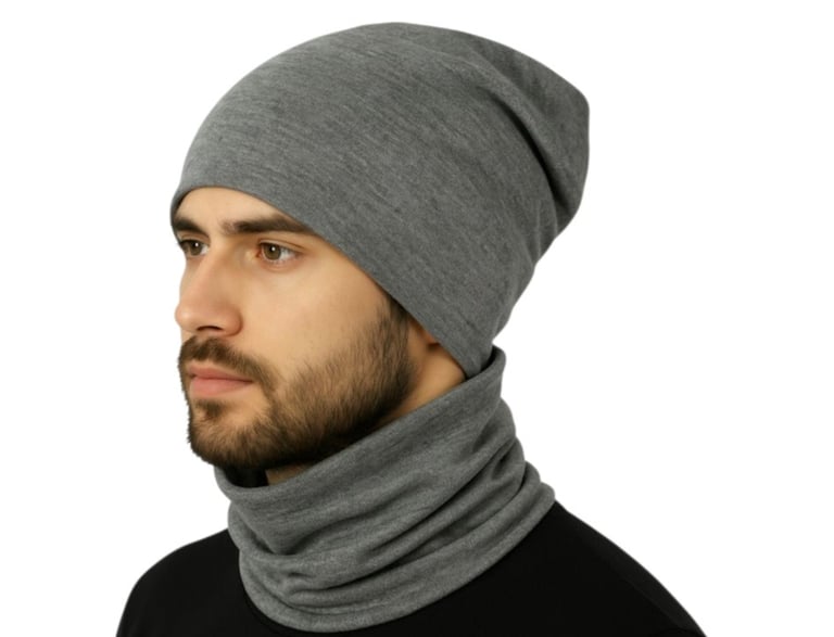 Vyriškų kepurių ir movų komplektų kategorijos nuotrauka