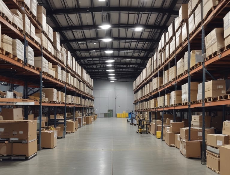A welcoming customer service representative smiling with a headset in a bright office.