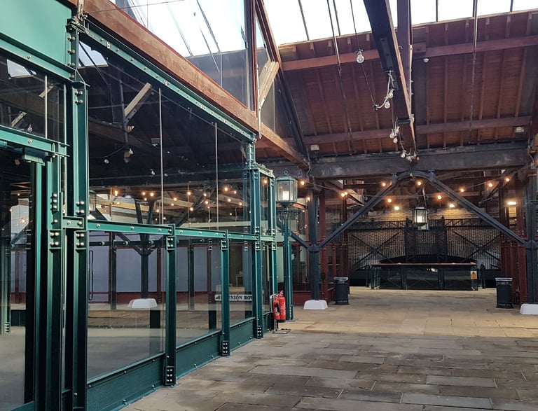 a large open air room for a venue