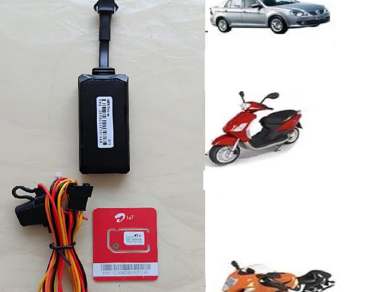a motor scooter with a remote control