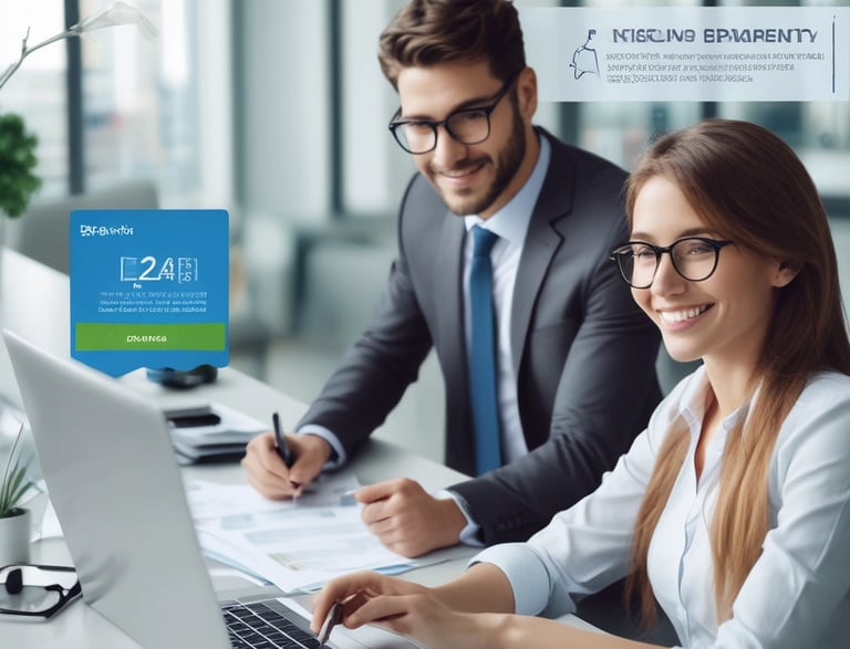 A clean, modern multi-step loan application form on a digital device screen.