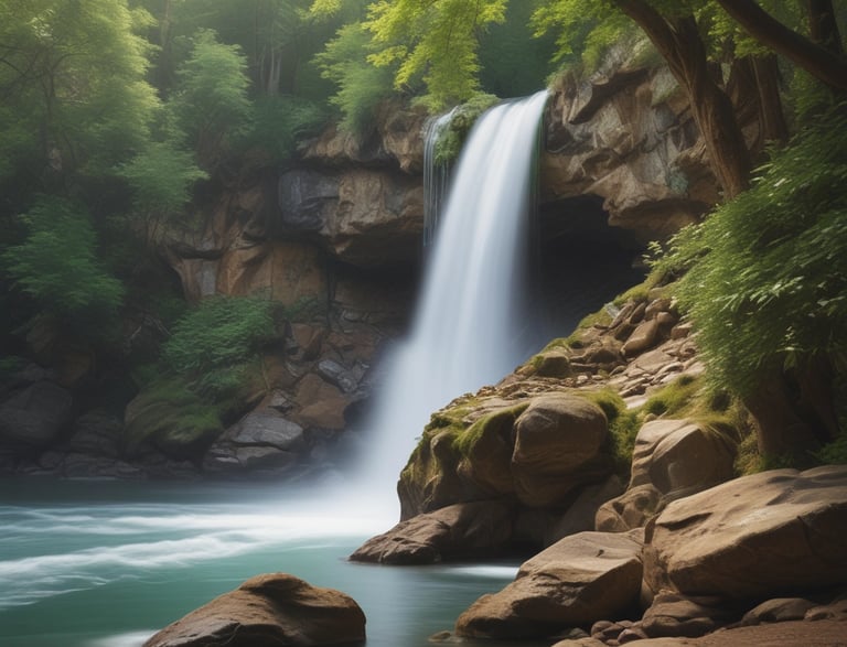 A calm, peaceful desk with an open laptop ready to receive messages.