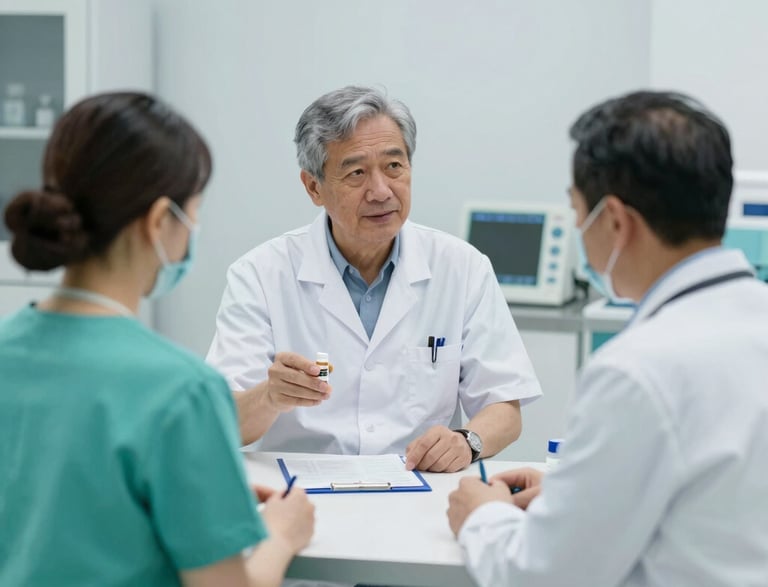 A warm and inviting medical office reception area with a friendly staff ready to assist.