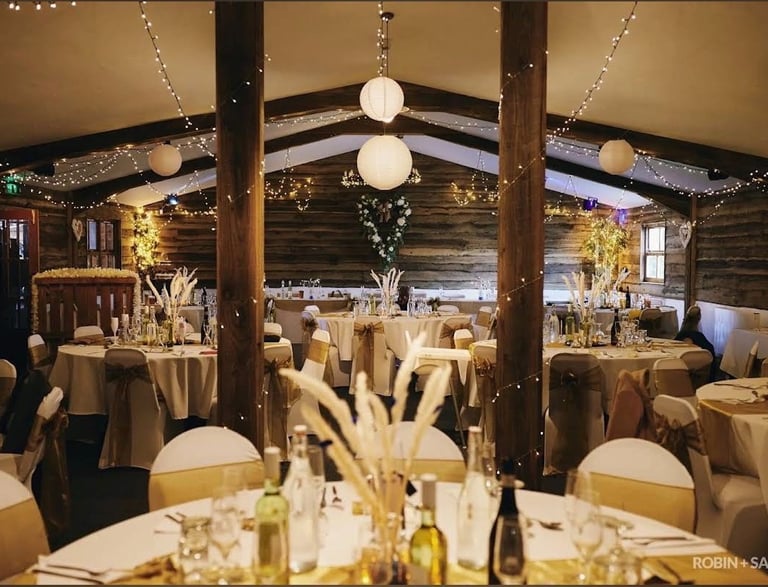 wedding setup for a party with tykie entertainment ltd