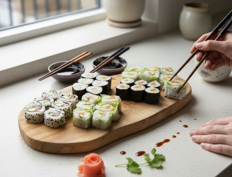 Sushi Maki Californi roll atelier cuisine salé Ajaccio Corse