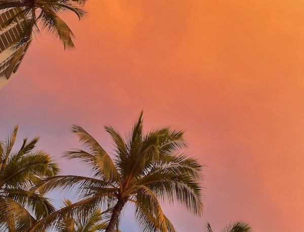 Hawai'i Waikiki O'ahu Sonnenuntergang