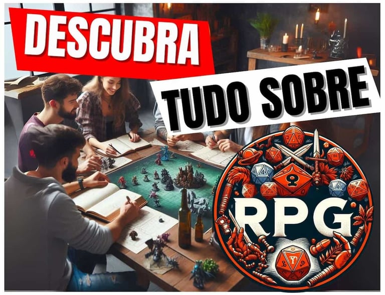 Descubra tudo sobre RPG (um grupo de pessoas alegres sentadas jogando RPG de mesa)