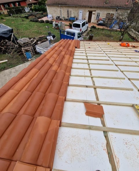 Montaje de cubiertas nuevas