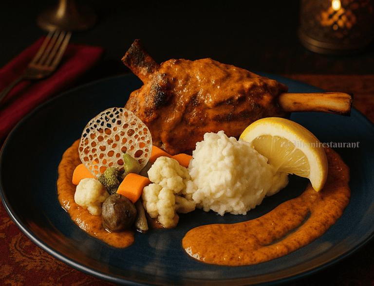 tandoori lamb shanks dil rani restaurant
