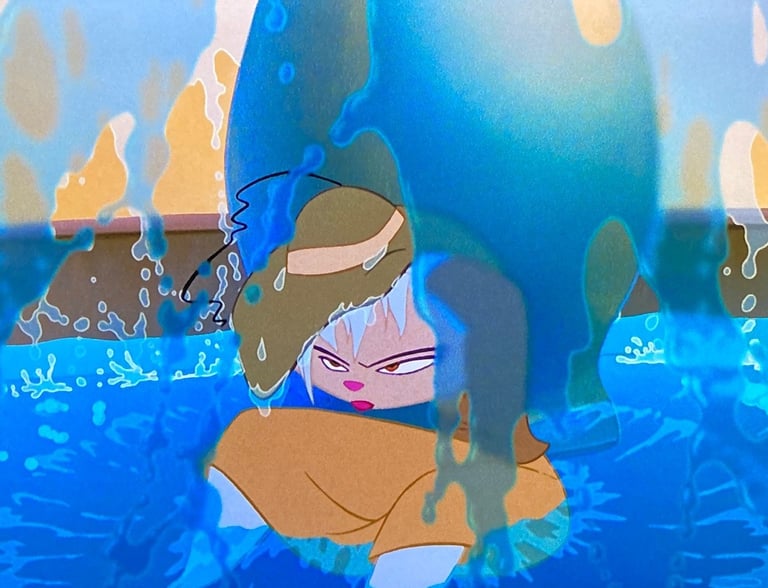 Cats Don't Dance: Sawyer Floundering in the Fountain