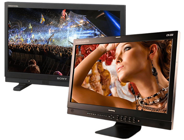 Flander FSI CM250 and Sony A250 Production Monitors
