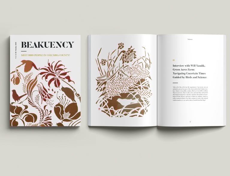 an image of the Beakuency zine cover